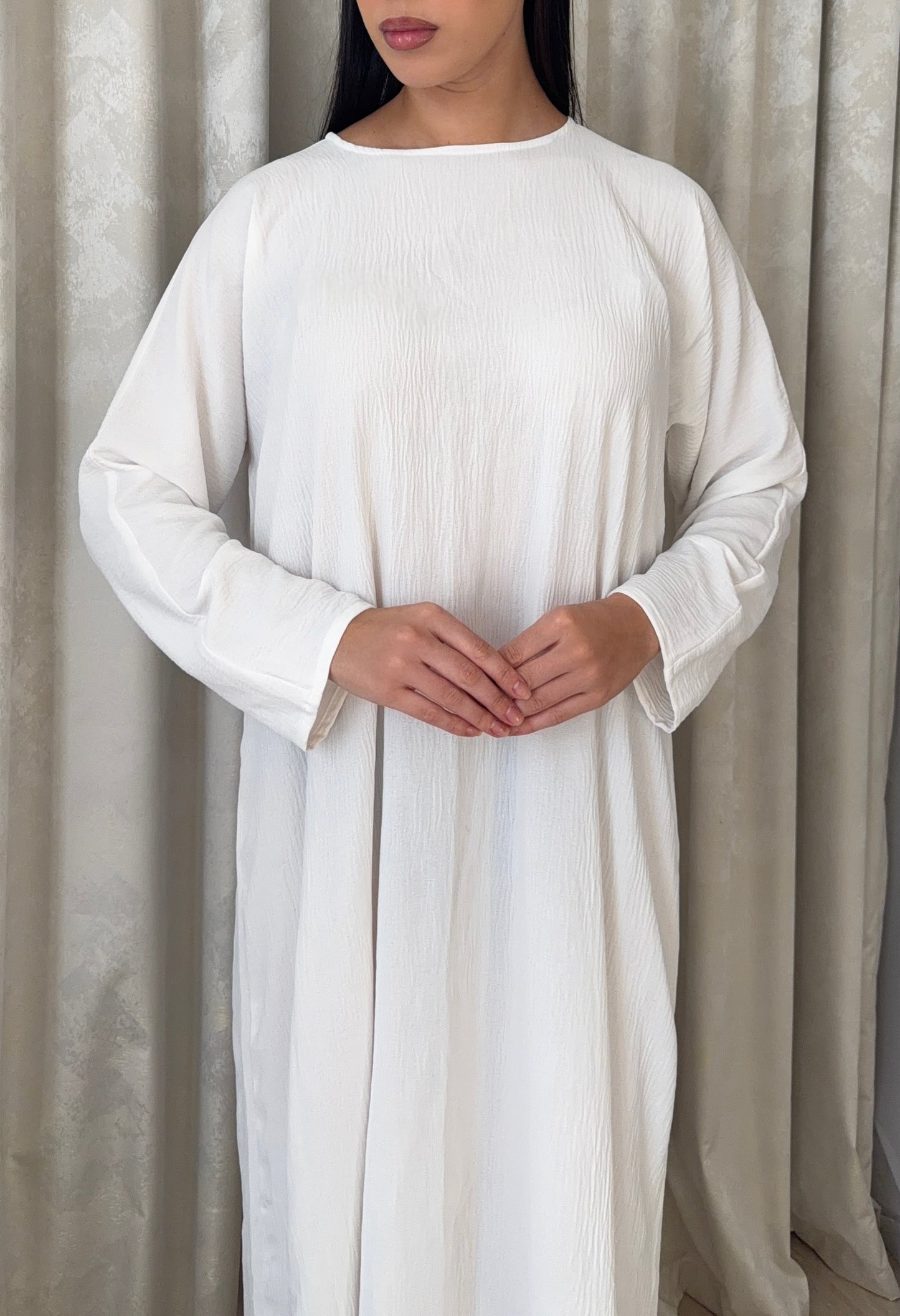 Long Sleeve Slip Dress