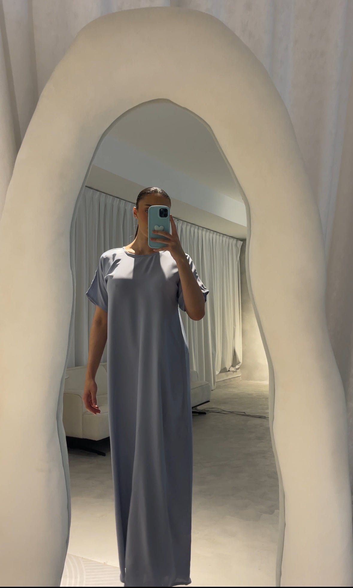 Blue Slip Dress