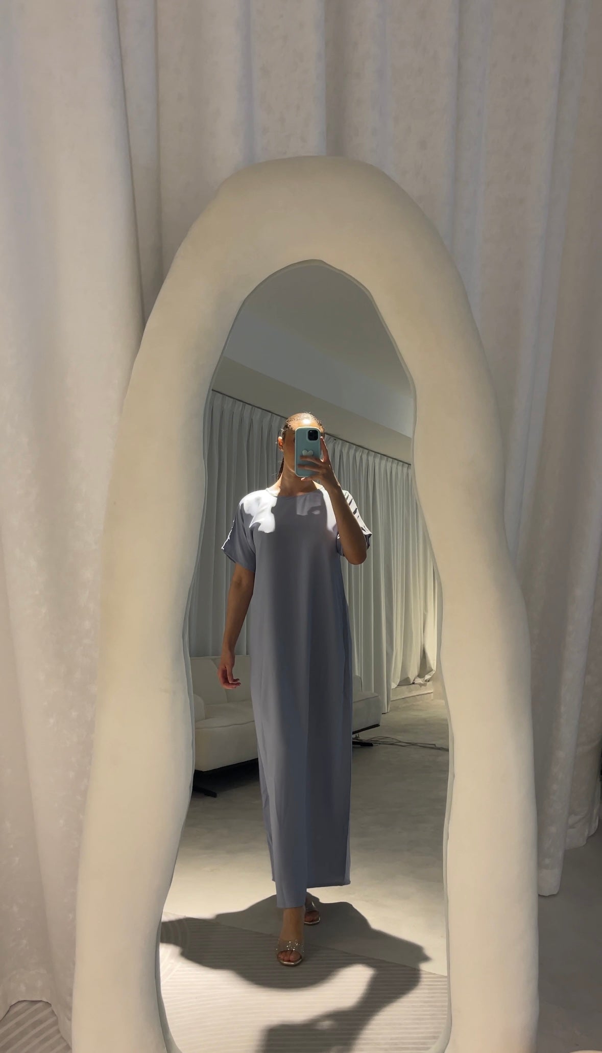 Blue Slip Dress