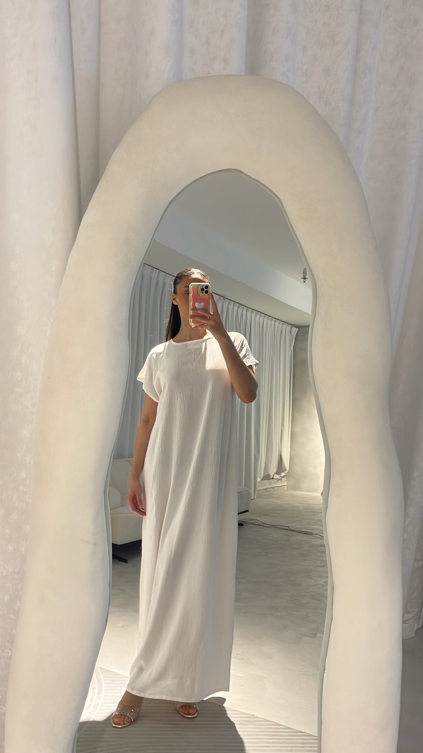 White Slip Dress