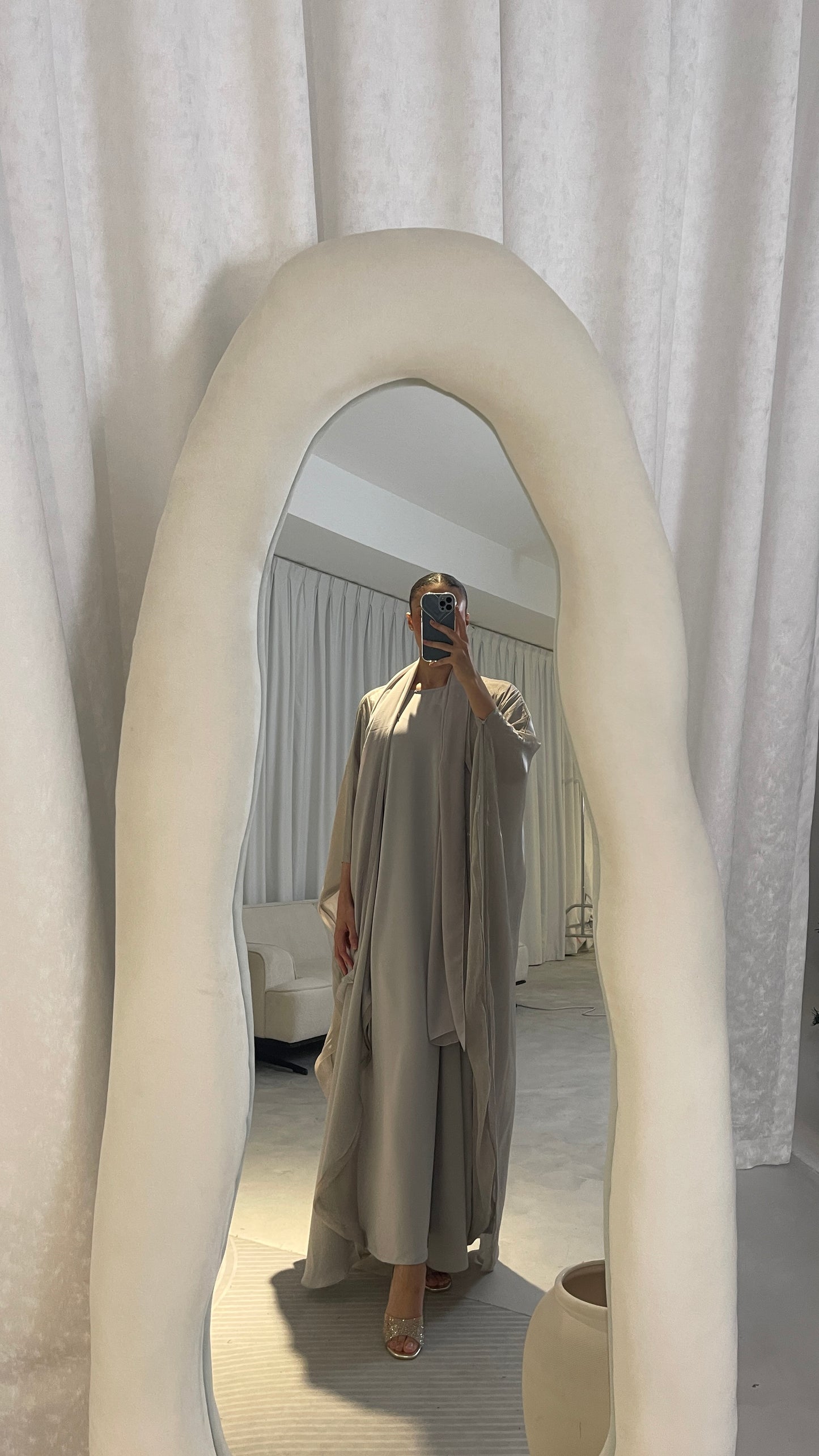 Grey Slip Dress