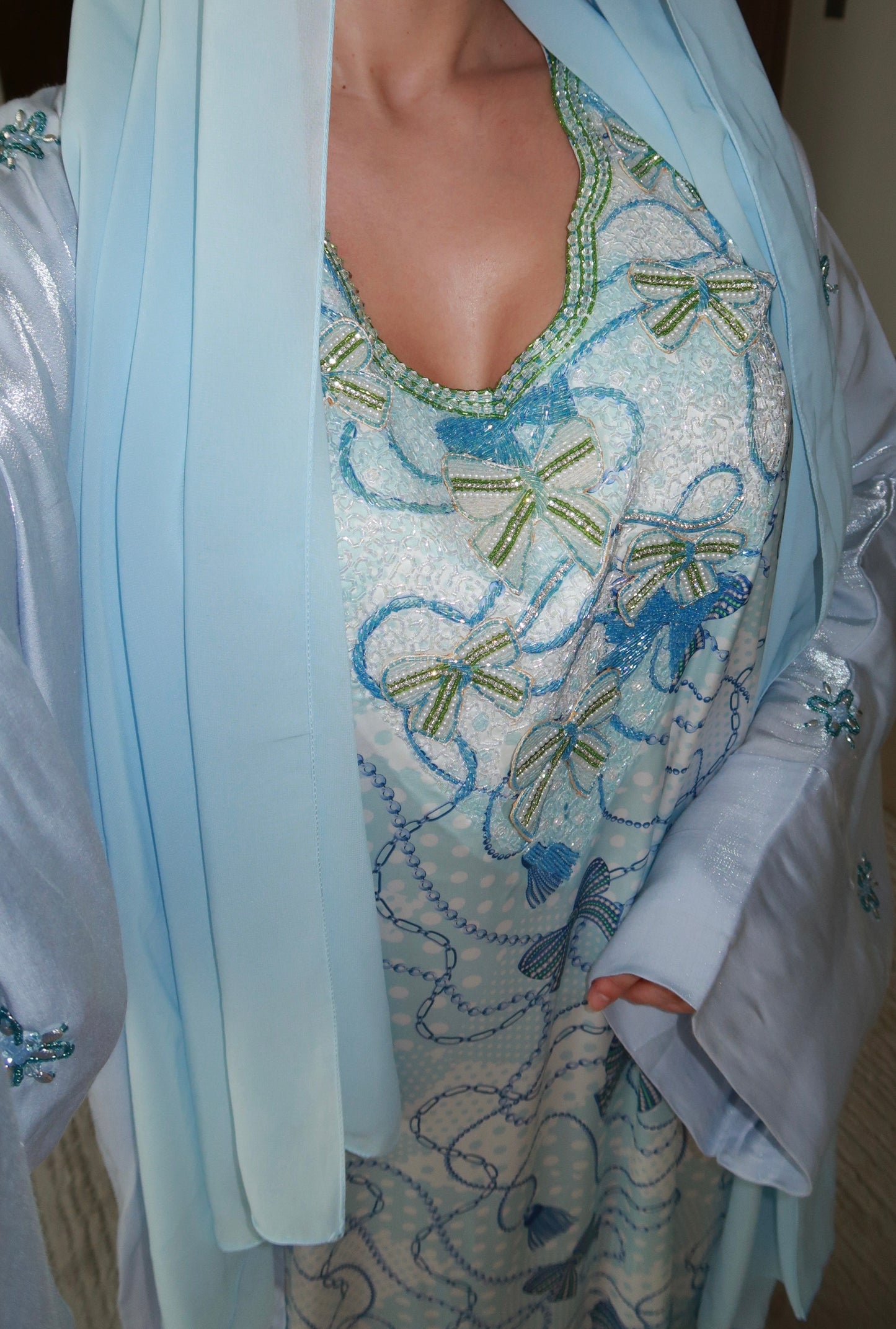 Blue Bow Mukhwar