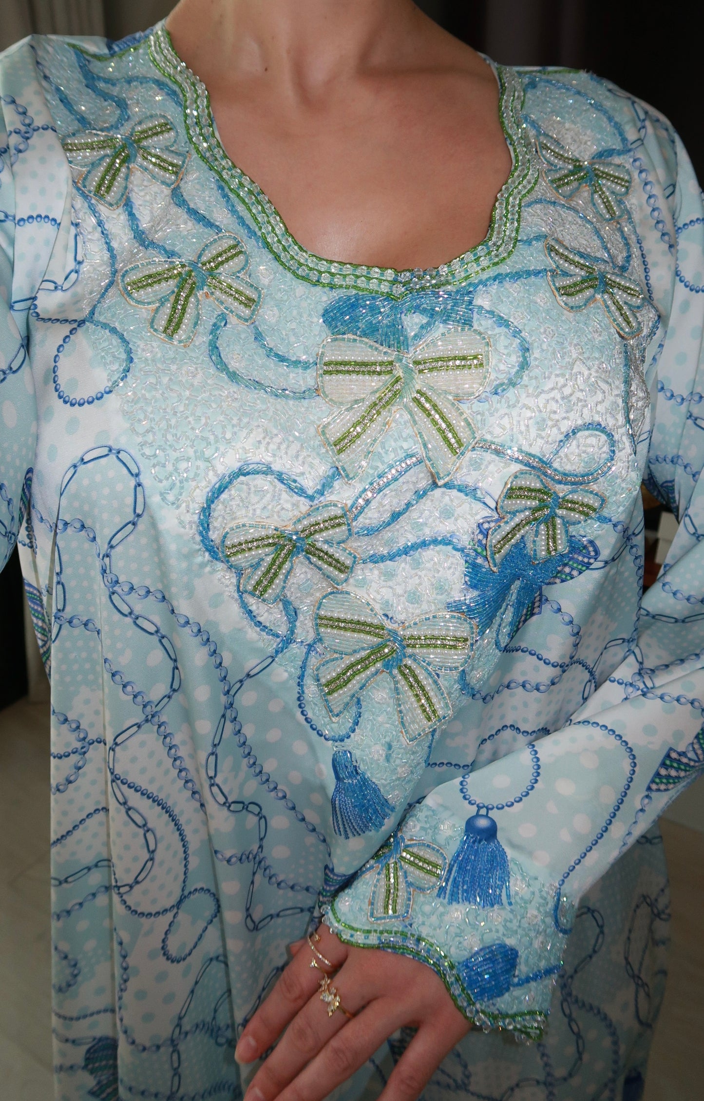 Blue Bow Mukhwar