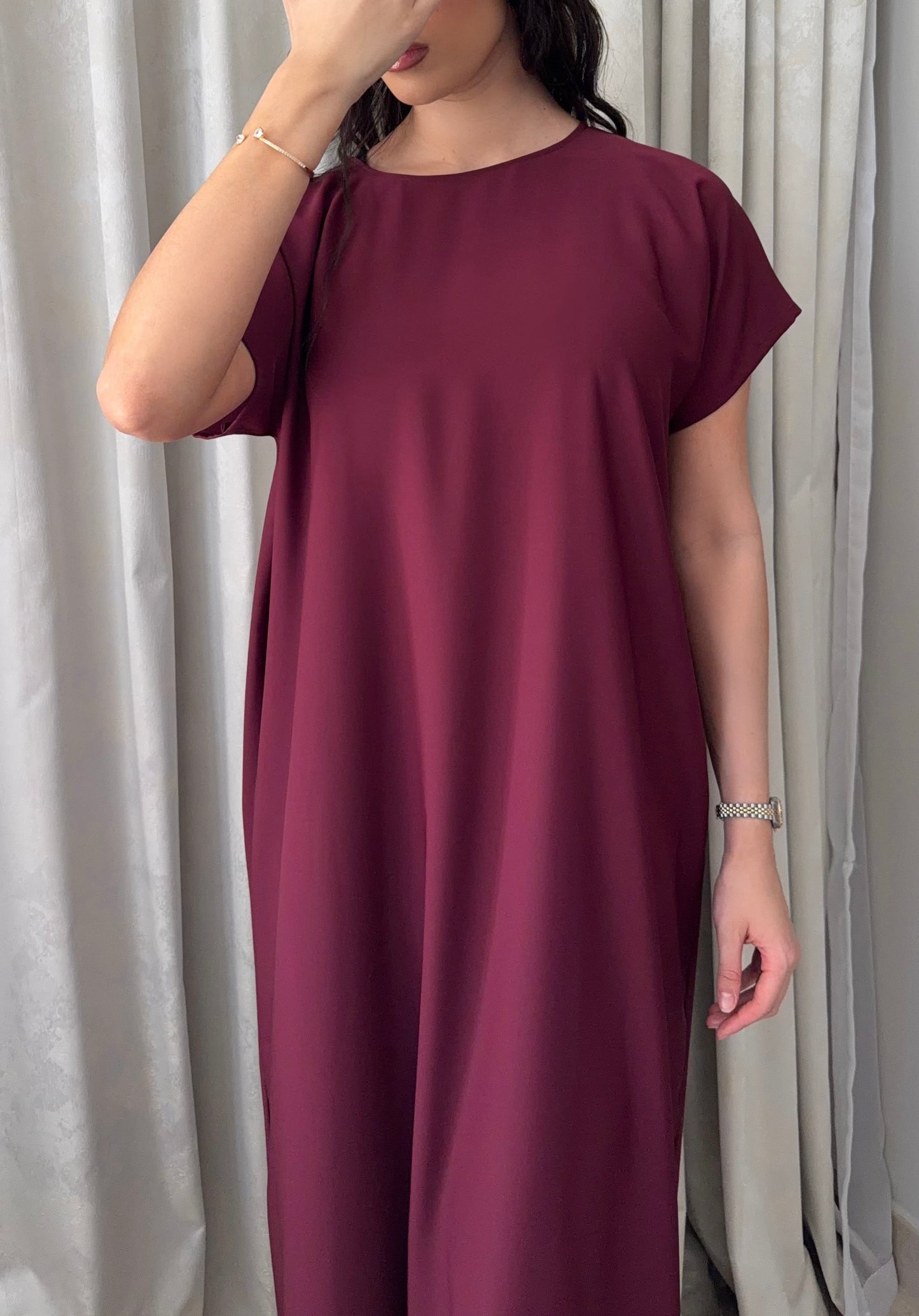 Deep Red Dress