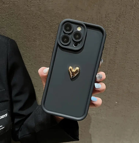 Black Heart Phone Case